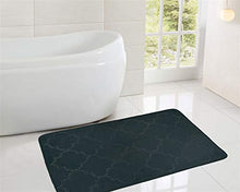 Load image into Gallery viewer, All American Collection Non Slip Absorbent Washable Soft Touch 1 PC Memory Foam Shower Bath Mat for Kitchen Bathroom Floors