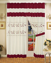 Load image into Gallery viewer, All American Collection New 6pc Embroided Floral Bedspread/Quilt Set